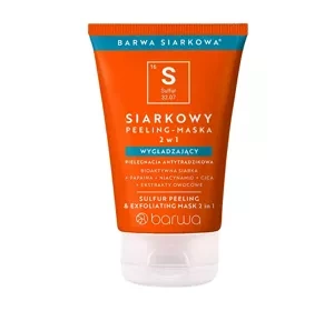 Barwa Siarkowy peeling maska 2w1 120 ml