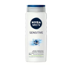 NIVEA MEN Sensitive łagodzący żel pod prysznic 3w1 dla mężczyzn 500 ml