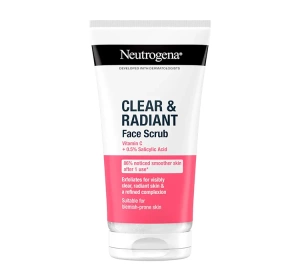 Neutrogena Clear& Radiant odświeżający peeling do twarzy 150 ml