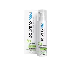 Solverx Acne Skin punktowy żel na zmiany trądzikowe 15 ml