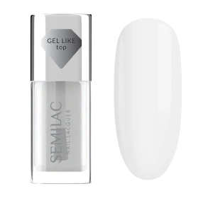 Semilac Nail Lacquer Top Gel Like top coat do paznokci 9 ml