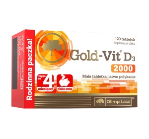Olimp Gold-Vit D3 2000 suplement diety 120 tabletek