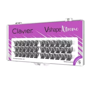 Clavier Vshape Xtreme kępki rzęs skręt C 12 mm