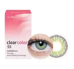Clearlab ClearColor 55 Olive kolorowe soczewki kontaktowe 2 szt