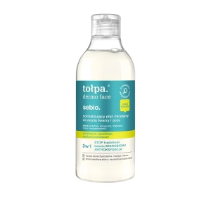Tołpa Dermo Face Sebio normalizujący płyn micelarny do mycia twarzy i oczu 400 ml