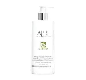 Apis Acne Stop oczyszczające mleczko antybakteryjne z zieloną herbatą 300 ml