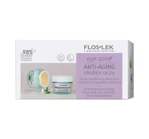Floslek Anti-Aging zestaw żel do powiek i pod oczy 10 g + krem pod oczy 15 ml