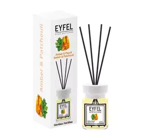 Eyfel odświeżacz powietrza patyczki zapachowe Amber & Patchouli 120 ml