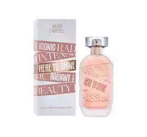 Naomi Campbell Here to Shine woda toaletowa spray 50 ml