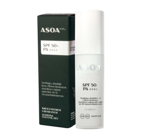 Asoa krem z filtrem chemicznym SPF50+ PA++++ 50 ml