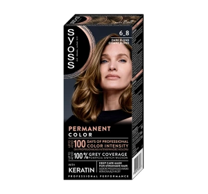 Syoss Permanent Color trwała farba do włosów 6_8 Ciemny Blond