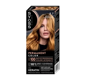 Syoss Permanent Color trwała farba do włosów 8_7 Miodowy Blond