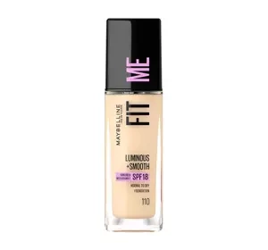Maybelline Fit Me Luminous Smooth podkład do twarzy SPF18 110 Pocelain 30 ml