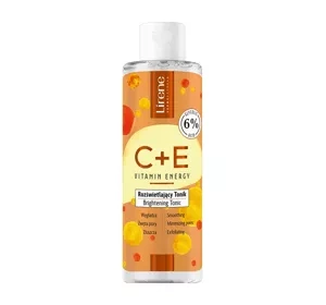 Lirene C+E Vitamin Energy rozświetlający tonik do twarzy 200 ml