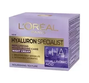 L'Oréal Paris Hyaluron Specialist przeciwzmarszczkowy krem do twarzy na noc 50 ml