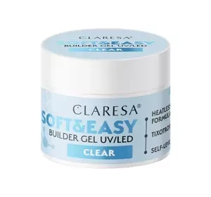 Claresa Soft & Easy żel budujący Clear 45 g
