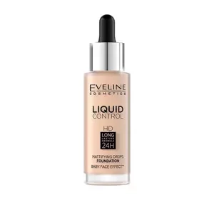 Eveline Cosmetics Liquid Control HD podkład do twarzy 001 Porcelain 32 ml