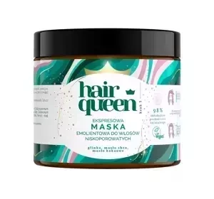 Hair Queen emolientowa maska do włosów niskoporowaty 400 ml