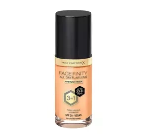 Max Factor Facefinity All Day Flawless 3in1 wegański podkład W70 Warm Sand 30 ml