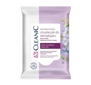 Cleanic przeciwzmarszczkowe chusteczki do demakijażu 10 sztuk