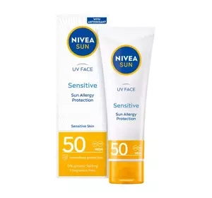 NIVEA SUN Sensitive krem do twarzy SPF50 50 ml