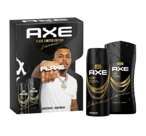 Axe Flaxe Limited Edition zestaw prezentowy dla mężczyzn żel pod prysznic 250 ml + dezodorant spray 150 ml
