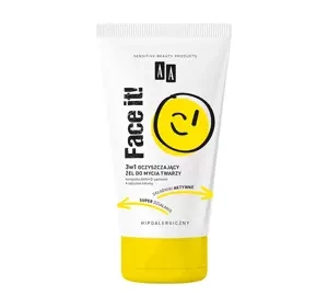 AA Face It! oczyszczający żel do mycia twarzy 3w1 150 ml