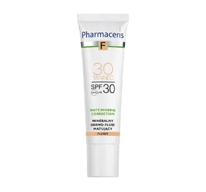 Pharmaceris F Matt Mineral Correction mineralny dermo fluid matujący SPF30 30 Tanned 30 ml