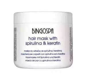 BingoSpa maska do włosów Spirulina i Keratya 500 g