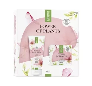 Lirene Power of Plants Róża zestaw prezentowy krem do twarzy 50 ml + balsam do ciała 200 ml