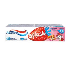 Aquafresh Splash pasta do zębów dla dzieci 3-8 lat Truskawka Mięta 50 ml