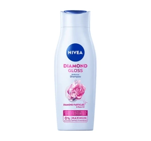 NIVEA Diamond Gloss łagodny szampon pielęgnujący 400 ml