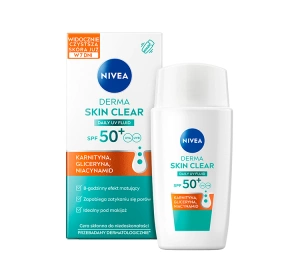 NIVEA Derma Skin Clear lekki fluid przeciwsłoneczny SPF 50+ 40 ml
