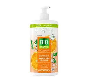 Eveline Cosmetics Bio Organic ujędrniająco-wygładzający balsam do ciała z kwiatem pomarańczy 650 ml