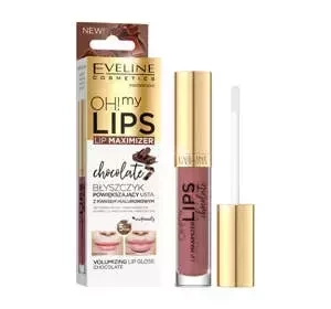 Eveline Cosmetics Oh! My Lips Lip Maximizer czekoladowy błyszczyk powiększający usta 4,5 ml