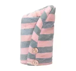 Trust My Sister Mikrofaser Haartuch ręcznik do włosów Rosa Grau