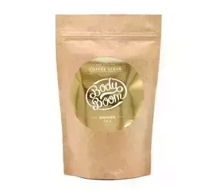 BodyBoom kawowy peeling do ciała Shimmer Gold 100 g