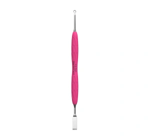 Staleks Pro UNIQ Gummy podwójne kopytko do manicure z silikonową rękojeścią 11/1