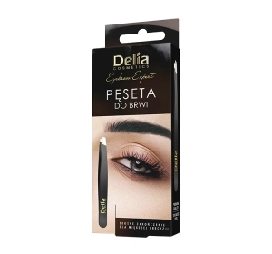 Delia Cosmetics Eyebrow Expert pęseta do brwi skośna