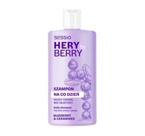 Sessio Hery By Berry Blueberry & Ceramides szampon na co dzień do włosów cienkich i bez objętości 300 ml