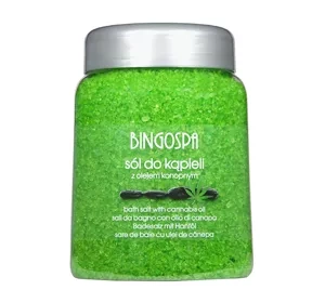 BingoSpa sól do kąpieli Olejek Konopny 850 g