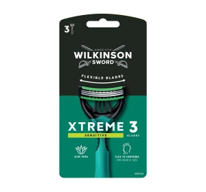 Wilkinson Sword Xtreme3 Sensitive jednorazowe maszynki do golenia dla mężczyzn 3 szt