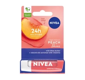 NIVEA pielęgnująca pomadka do ust  Peach Shine 4,8g