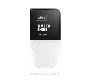 Wibo Time To Shine top coat do paznokci z drobinkami brokatu 8,5 ml