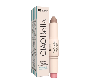 AA Wings of Color CIAO Bella bronzer i róż w sticku 2w1 do konturowania twarzy 01 Blonde 2 x 4,2 g