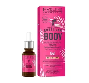 Eveline Cosmetics Brazilian Body krople samoopalające do twarzy i ciała 18 ml