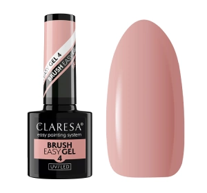 Claresa Brush Easy Gel budujący żel do paznokci w butelce 4 5 g