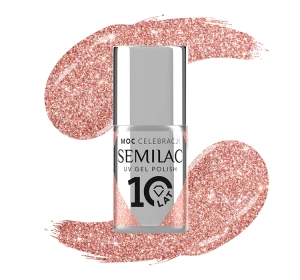 Semilac 10 Lat lakier hybrydowy 458 Sparkling Rosé 7 ml