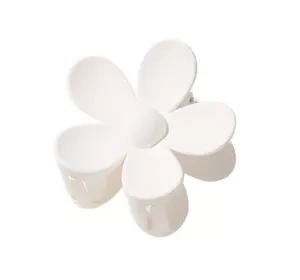 eCarla ozdobna spinka do włosów w kształcie kwiatu SP152B Biała