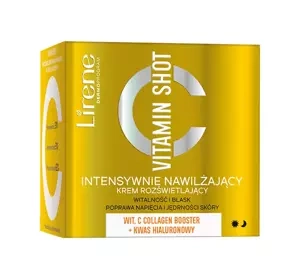 Lirene Vitamin Shot intensywnie nawilżający krem rozświetlający 50 ml